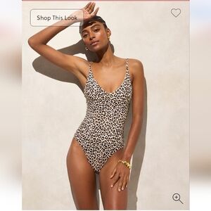 NWT J.Crew Women's Leopard Swimsuit Lana one-piece in Classic Sculpt™ Sz 10 $148
